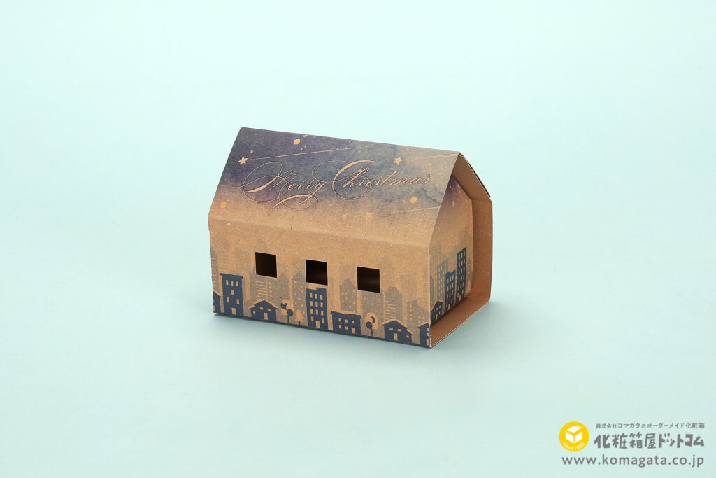 クリスマス用お家BOX エースボール 背面