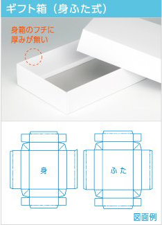 ギフト箱(身ふた式)