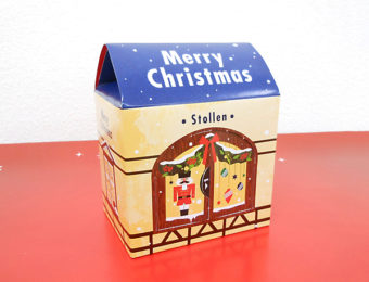 クリスマスのお菓子のかわいい箱
