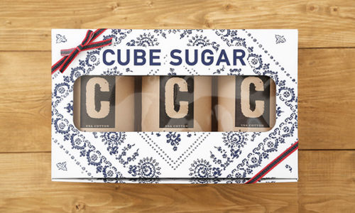 CUBE SUGAR ボトルTEEギフトBOX　窓付き箱