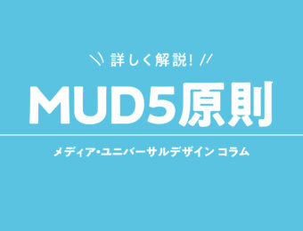 MUD（メディア・ユニバーサルデザイン）5原則とは？