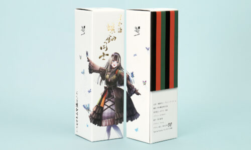 推しの日本酒用化粧箱　螺鈿同士化粧箱　