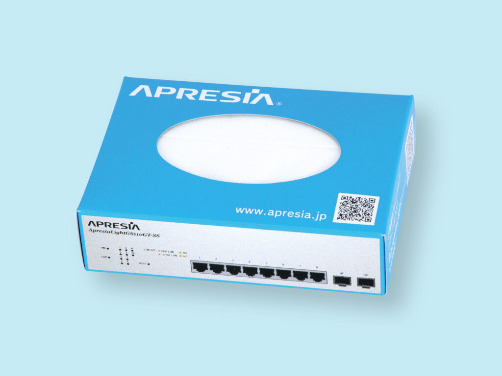 化粧箱屋のポケットティッシュBOX お客様事例 APRESIA Systems株式会社 様