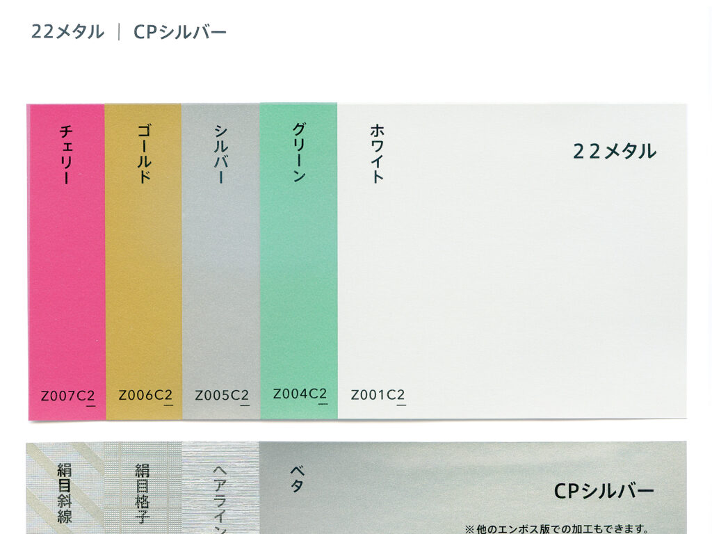 ダンボールのシルバーの紙