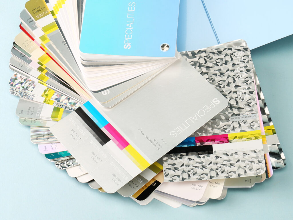 スペシャリティーズの紙見本帳